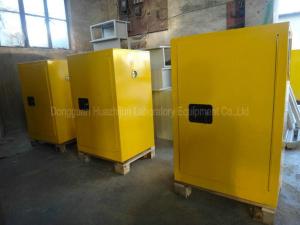 China Lockable Chemical Flammable Safety Cabinet Slip Resistant For School factory