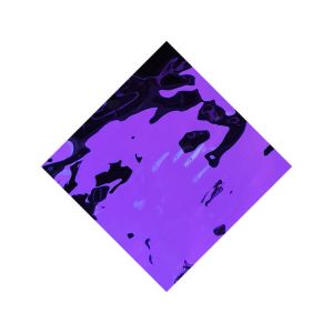 Green Large Water Ripple Stainless Steel Sheet Decorative Wall Panel Wear