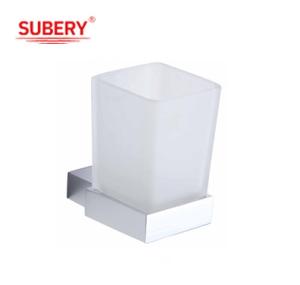 China Stainless Steel Bathroom Accessories Single Tumbler Cup Holder factory