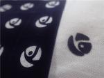 Short Plush Monochrome Flocking Heat Transfer Logo For Clothing Bright Blue