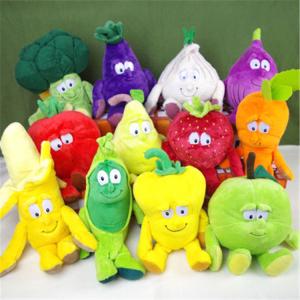 China Fruits and vegetables Stuffed Soft Plush Toys 25cm factory
