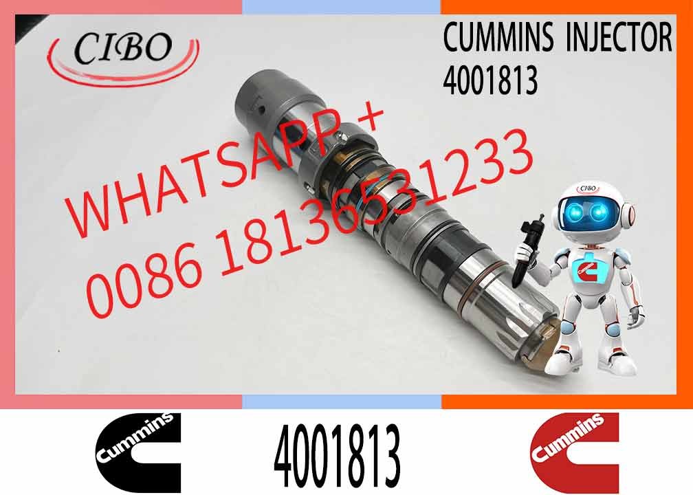 Hight Quality Diesel Engine Common Rail Fuel Injector 4001813 for Cummins Qsk60 Diesel Engine Parts Fuel Injector Pump