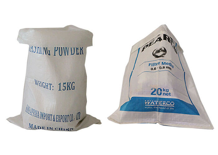 Waterproof Grain Packaging Bags , Pearl Film Bopp Polypropylene Bags