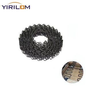 4-8 Coils Rolling Zigzag Sofa Spring Black Zigzag Springs