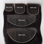Transparent Hd Lace Frontal 13X4 Lace Front Human Hair Pre-plucked Natural