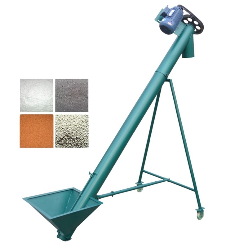 OEM Custom Small Grain Worm Screw Conveyor Auger Conveying Machine