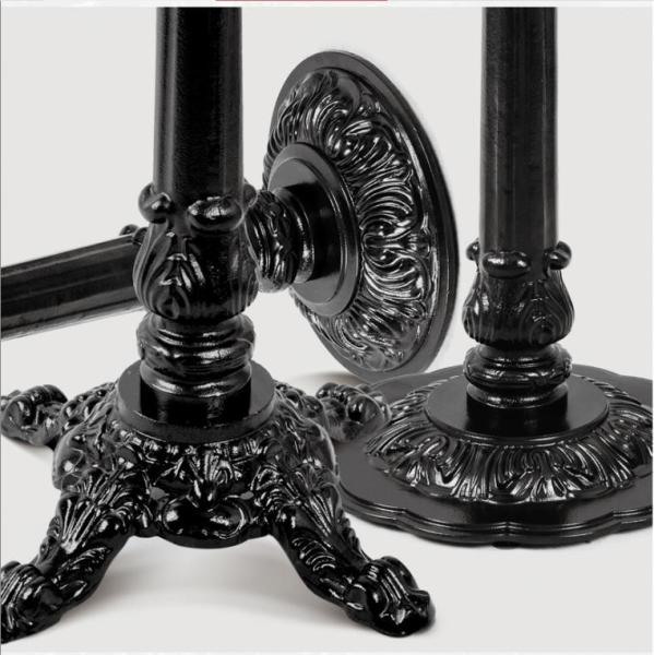 Vintage Table base Sturdy Round Table leg Ornamental Table leg Cast Iron Powder