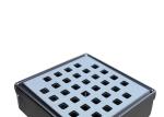 High Ductility Low Profile Shower Drain , Square Floor Drain Grate Strength ≥530