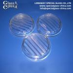 Molded Borosilicate Glass Cover Lens Headlight Glass Cover Irregular Shape