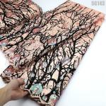 New arrival Unique shiny flocking velvet lace with sequins Senegal dress Ghana