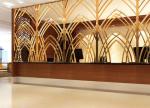 Gold Mirror 304 Stainless Steel Partition Metal Folding Room Divider