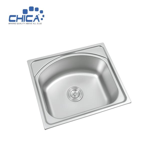 Topmount Kitchen Sink Single Bowl Kitchen Sink Stainless Steel Press Kitchen
