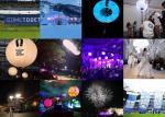 Color Changing Large Balloon Light , Light Up Balloon Advertising Products For