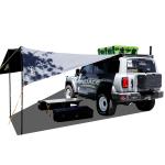 Auto Side Waterproof Awning for Camping Offroad 4X4 Accessories Install