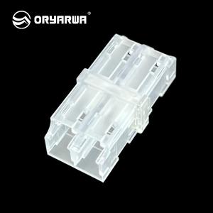 China LC Duplex Transparent LC Fiber Optic Adapter One Piece factory