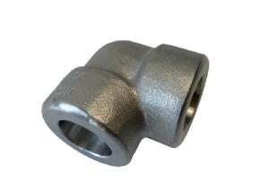 China NPT Socket Weld Elbow Asme B16.11 Astm A403 Astm A815 Stainless Steel Fittings factory
