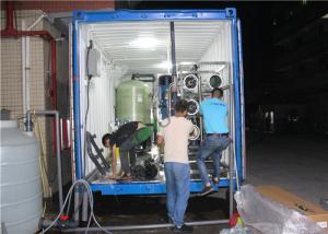 China Potable Container Drinking Water Purification Systems Containerised Ro Plant factory