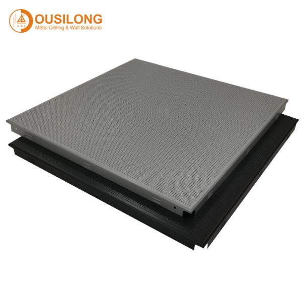 Perforated Snap Clip in Ceiling 600 x 600 Acoustic Aluminum Aluminium Drop Down