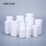 UMETASS 150ml Empty White HDPE Pharmacy Capsule Pill Plastic Bottle Manufacture
