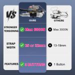 High Power Cylinder Wrapping Machine Air Pneumatic Pet Strap Sealing Machine