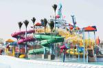 Gaint Fiberglass Water House Aqua Park Games With Water Slide For Family Fun