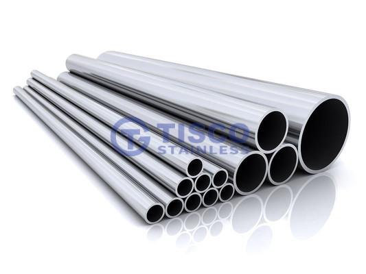 High Flexibility Stainless Steel Pipe Tube Sliver Color High Temperature