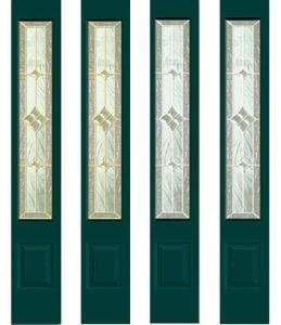 China patina caming decorative glass for wooden Exterior door factory