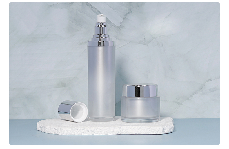 30g Cream Jar 50ml / 120ml Cosmetic Dropper Bottles Thick Wall Acrylic Skin Care Cosmetic Set