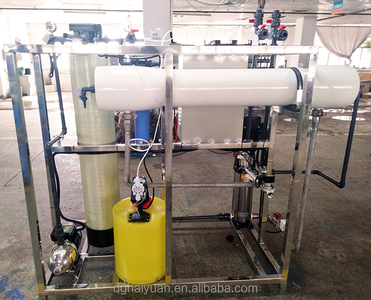 180KG Reverse Osmosis RO Plant 1300*600*1600MM Size 460V Volt