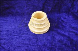 China 99% Alumina Material Custom Ceramic Parts High Hardness In Yellow Color factory