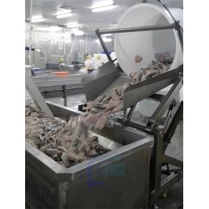 Automatic Flipping Machine With Seafood, Fish And Shrimp, Large Capacity And