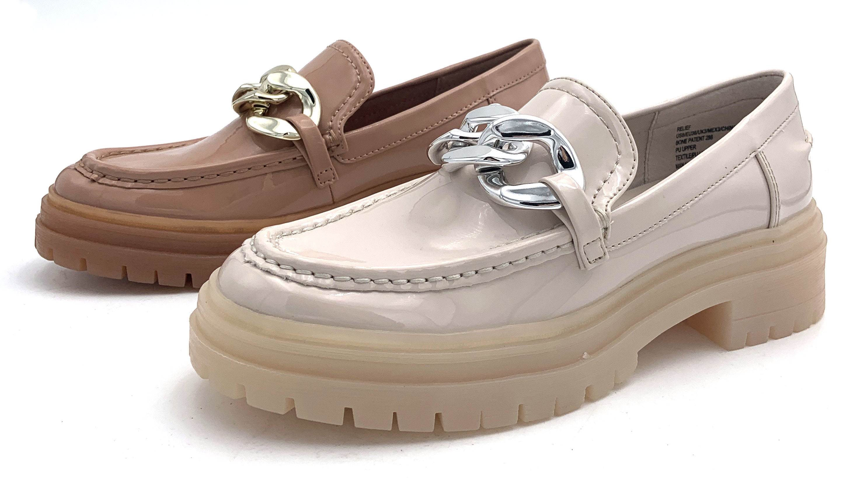 Lace Up Closure Womens Platform Shoes High Heel With Leather Upper Material