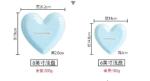 Creative Heart Shaped Ceramic Plate Set For Cake Dessert Fruit 6 Inch 8 Inch