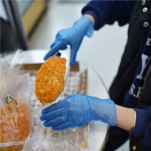 China Practical Disposable Vinyl Glove Single Use 9 Inches Custom Length For Food factory