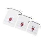PE Waterproof 160mic 16*20cm Drawstring Plastic Bag For Cosmetics / Traveling