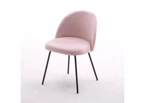China Furniture Room Oem ODM Stackable Velvet Fabric Dining Chairs factory