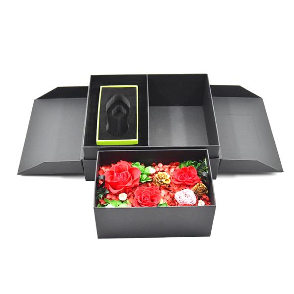 Double-Door Automatic Lifting Gift Box Creative Design With High Appearance Level Printed Rigid Paper Box