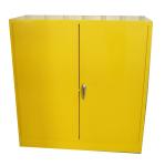 Liquid Safety Flammable Storage Cabinet Yellow Powder Coated 18 Gauge Steel