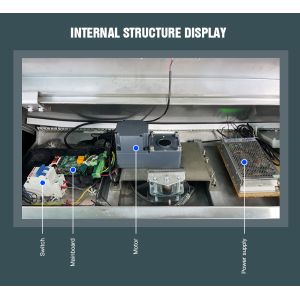 HCW IP67 Office Security Manual Turnstile Gate Bidirectional Low Noise