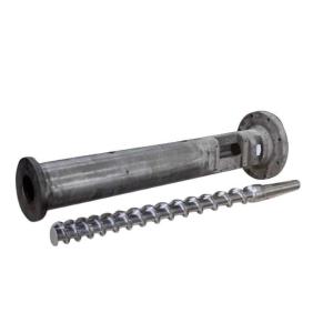 China Factory Extruder Hot And Cold Feed Rubber Screw Barrel alloy steel For Plastic Rubber Machine factory