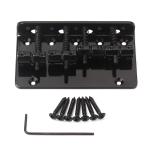 4 Strings Vintage Style Bass Bridge For Electric Bass Guitar 3.39"x1.89"x0.55"