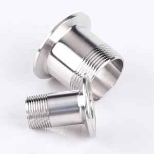 China Sanitary Stainless Steel 304 Tri Clamp Bsp Pipe Fittings Male Thread Coupling Forged factory