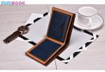 Custom Logo Leather Wallet for Men Designer Luxury Slim Clamshell Carteras