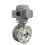 DN40 SS316L Motorized Ball Valve Actuator PTFE Sealed Material With VI Leakage
