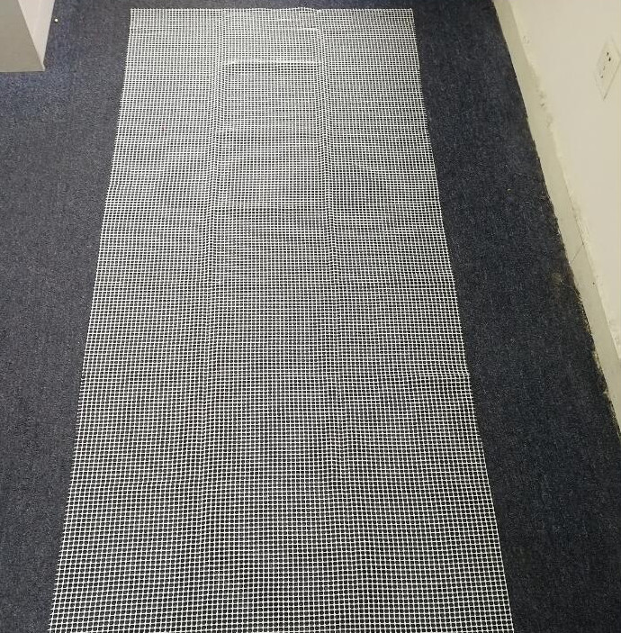 Water Resistant Black Anti Slip Rug Underlay 440g Scrub Board Washboard Anti Alip Bath Mat