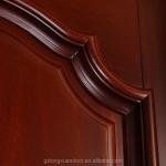 Single Flower Teak Solid Wood Internal Doors 85cm Width Moisture Proof