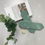 Hand Made Art Long Hexagon Green Mosaic Tiles For Bathroom Kitchen