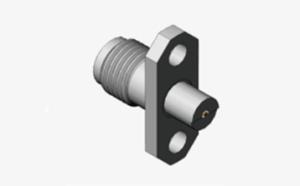 China K2.92 Female Stainless Steel 2-hole Flange Mount PCB RF Coaxial Connector factory