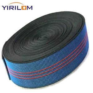 China Customized Color Grey And Red Sofa Elastic Belt And Elastic Webbing For Sofa factory