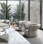 High End Modern Luxury Living Room Furniture Sets Classic Stainless Steel Leg